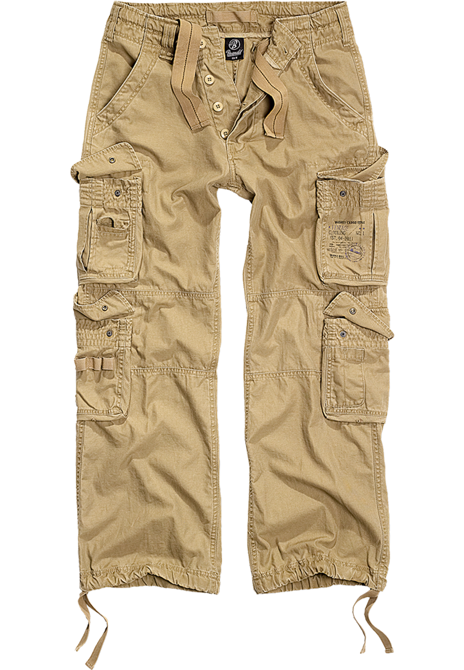 Hosen Vintage Cargo Pants in Farbe beige
