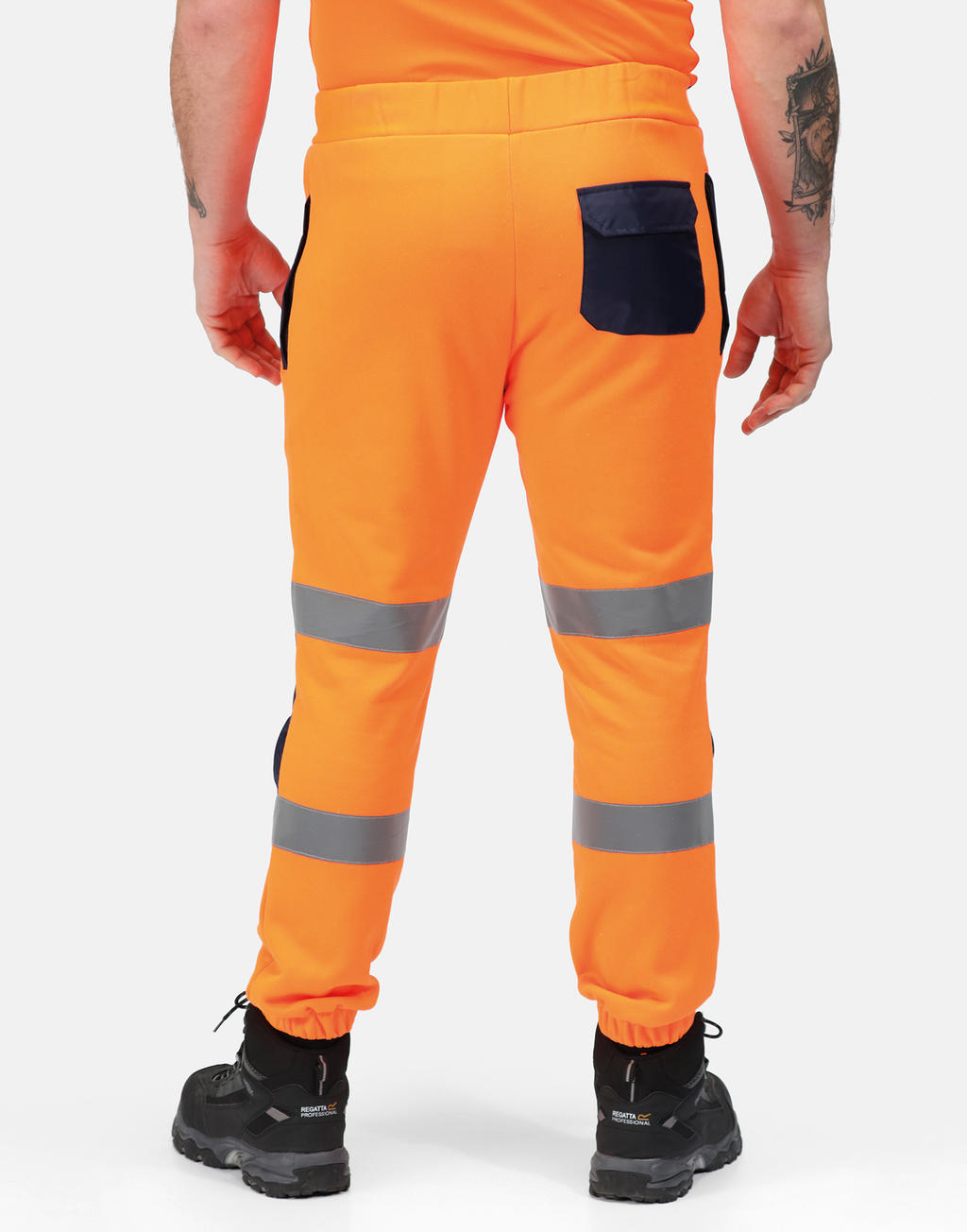  Pro Hi Vis Joggers in Farbe Orange/Navy