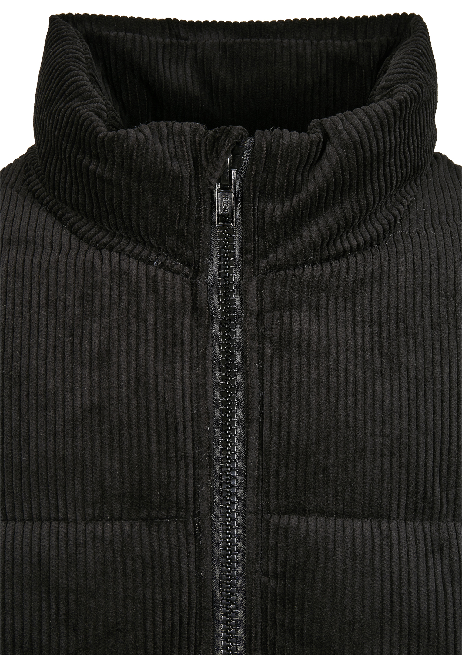 Winter Jacken Boxy Corduroy Puffer Jacket in Farbe black