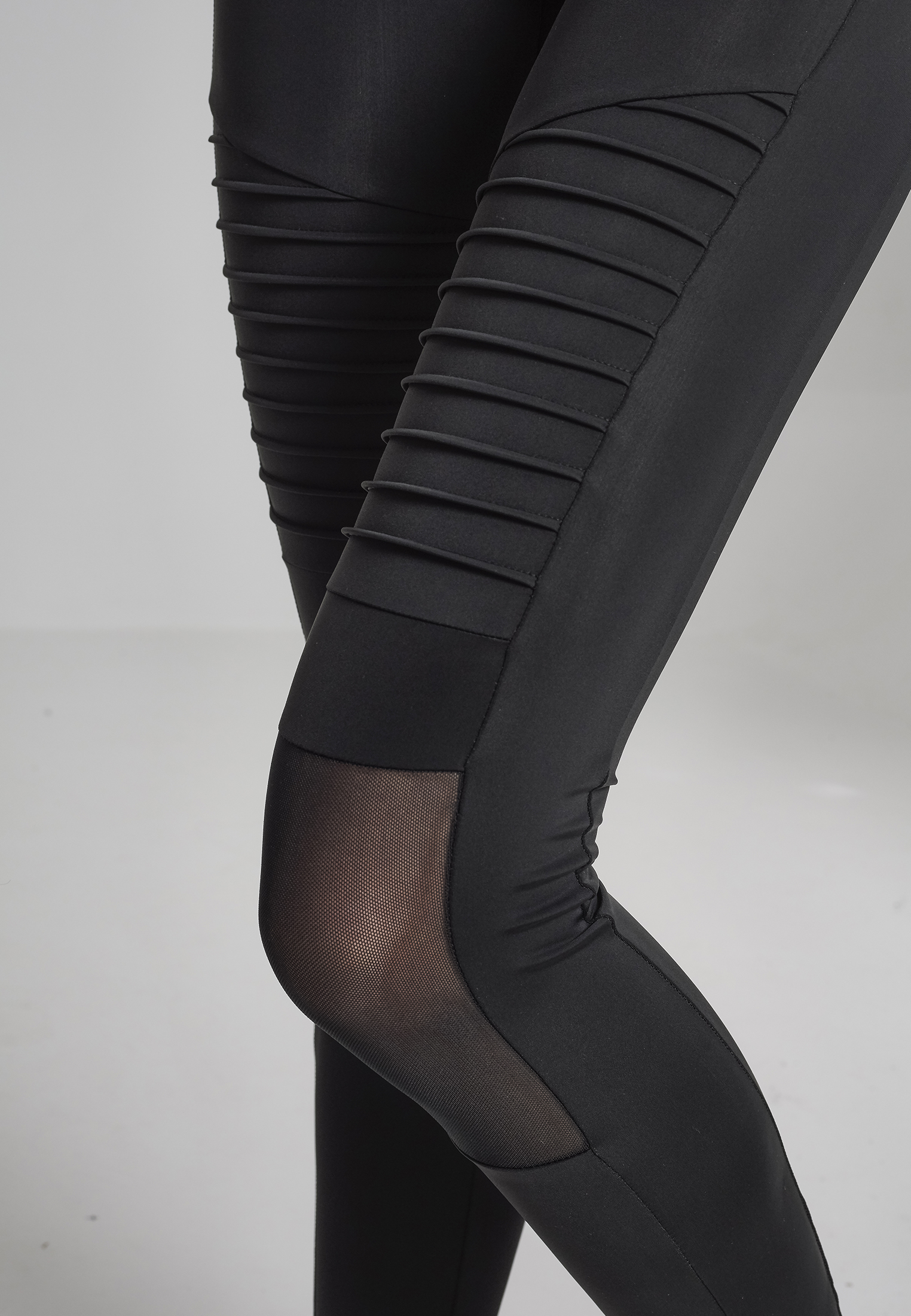 Leggings Ladies Tech Mesh Biker Leggings in Farbe black