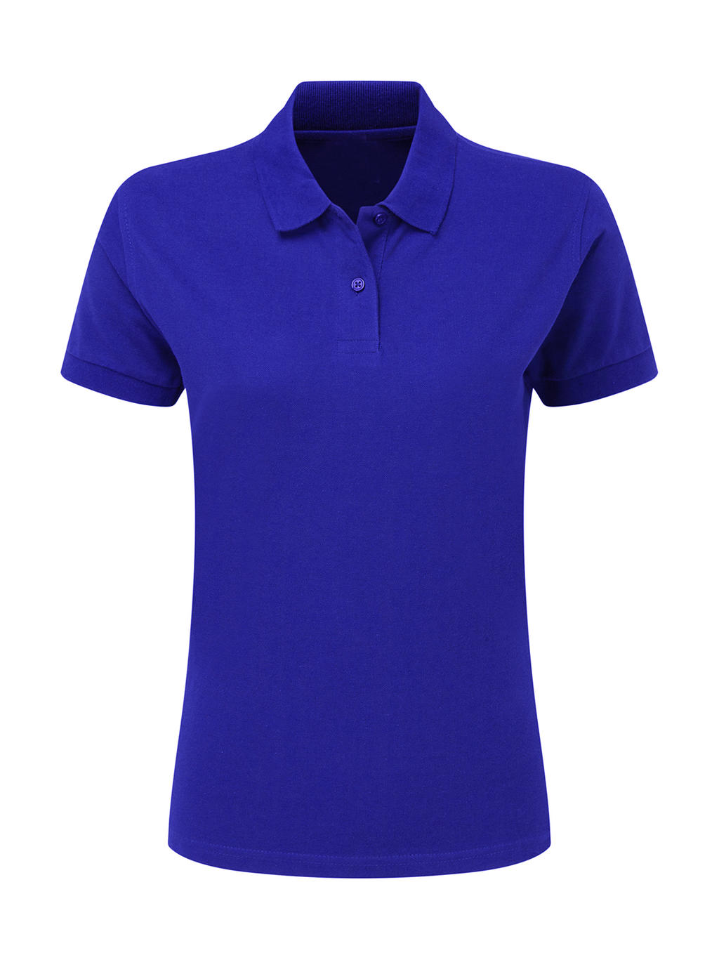  Ladies Cotton Polo in Farbe Royal Blue