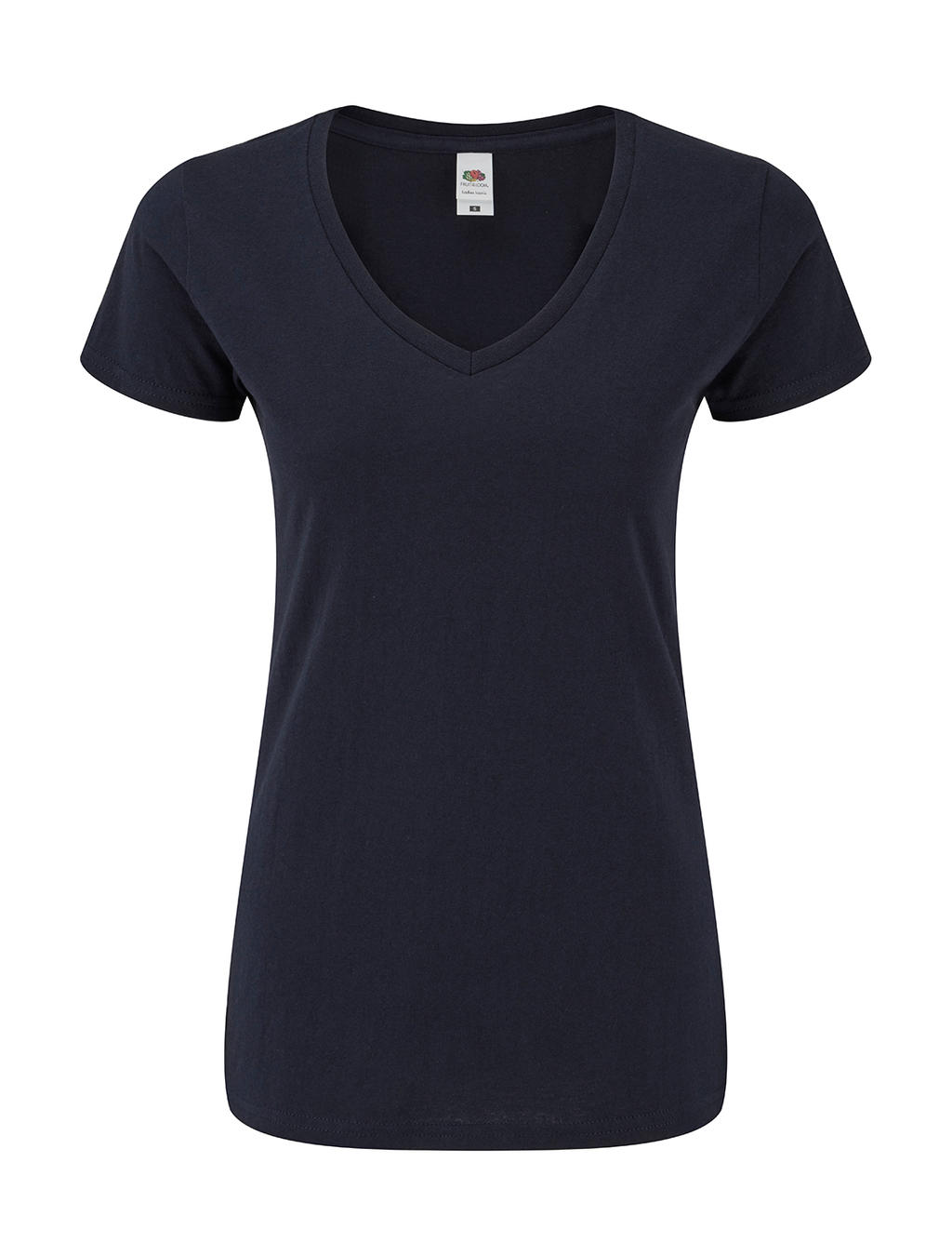  Ladies Iconic 150 V Neck T in Farbe Deep Navy