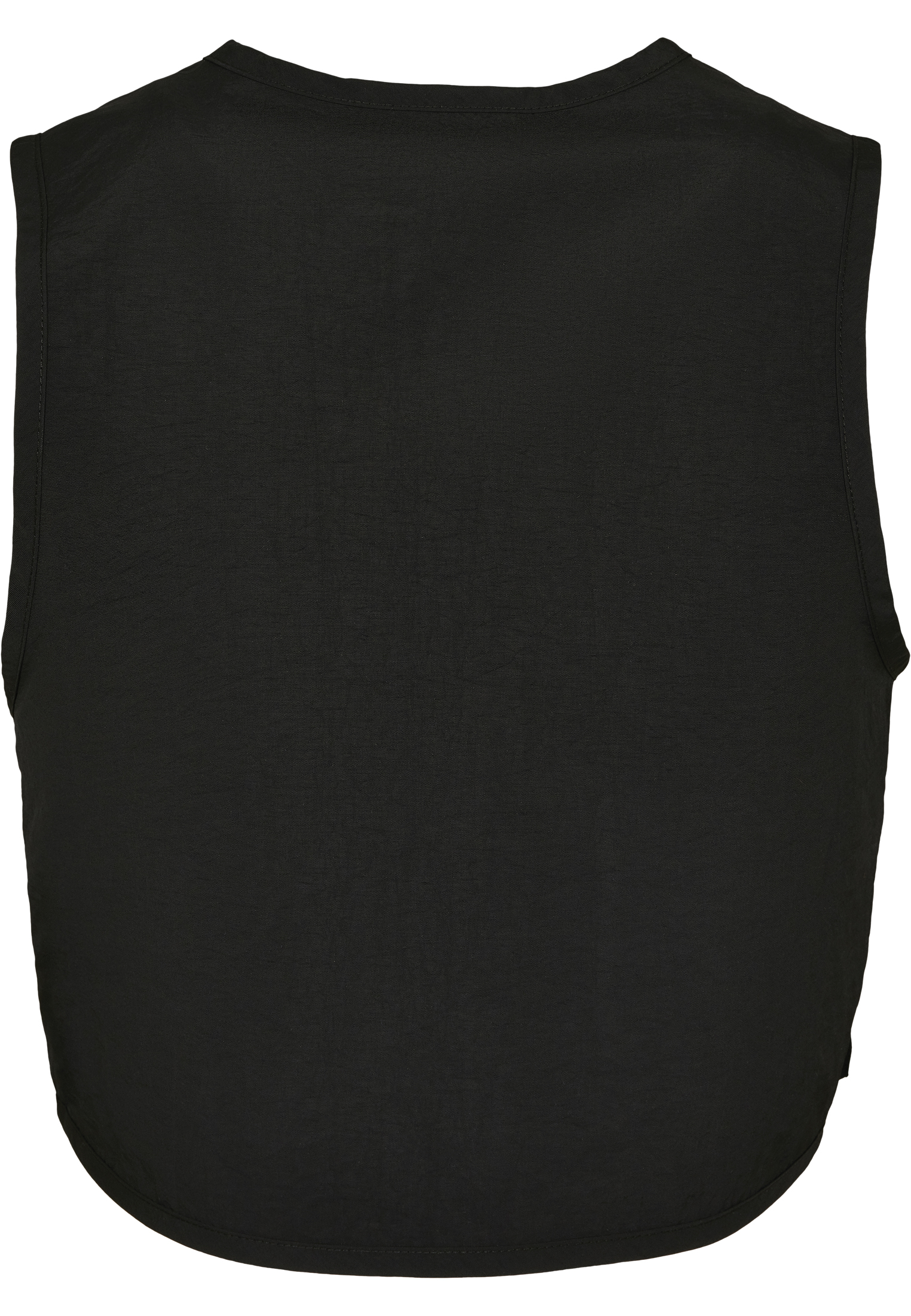 Curvy Ladies Short Tactical Vest in Farbe black