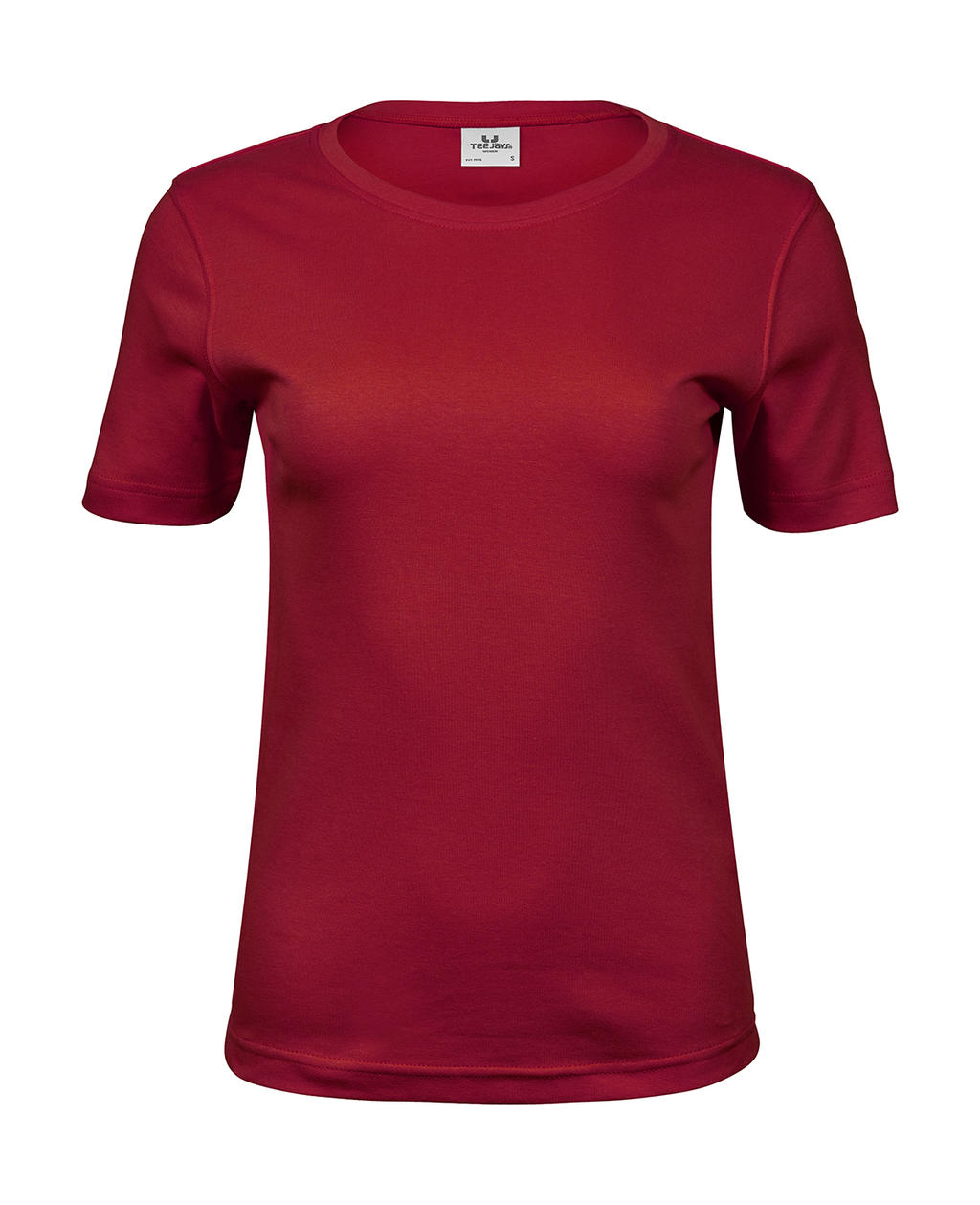  Ladies Interlock T-Shirt in Farbe Deep Red