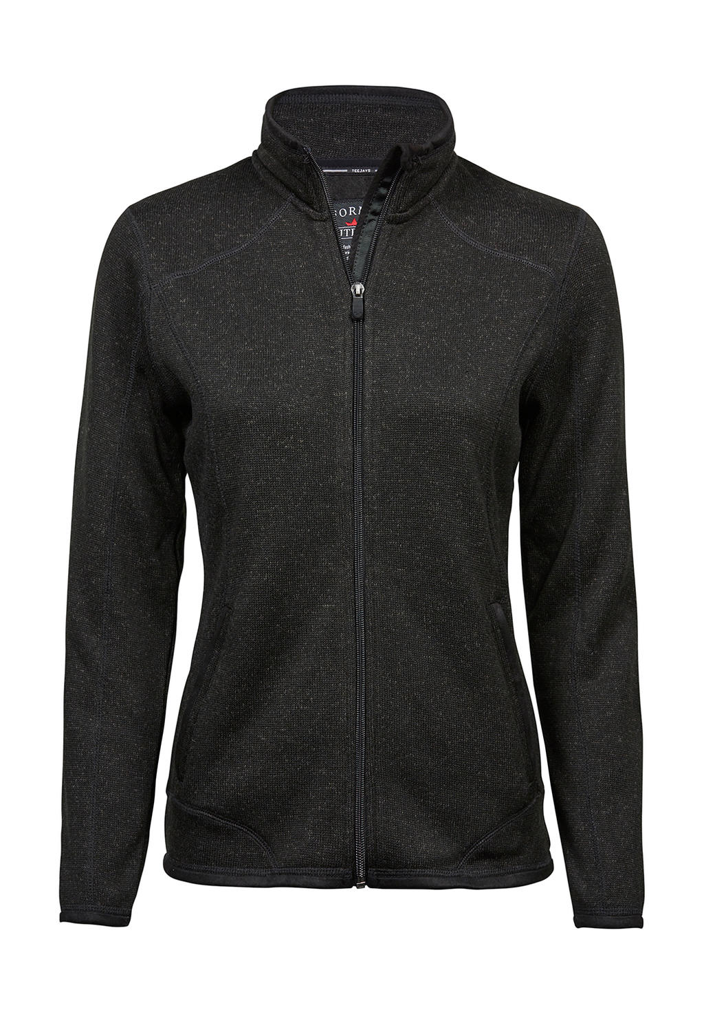  Ladies Outdoor Fleece Jacket in Farbe Black