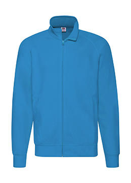  Lightweight Sweat Jacket in Farbe Azure Blue