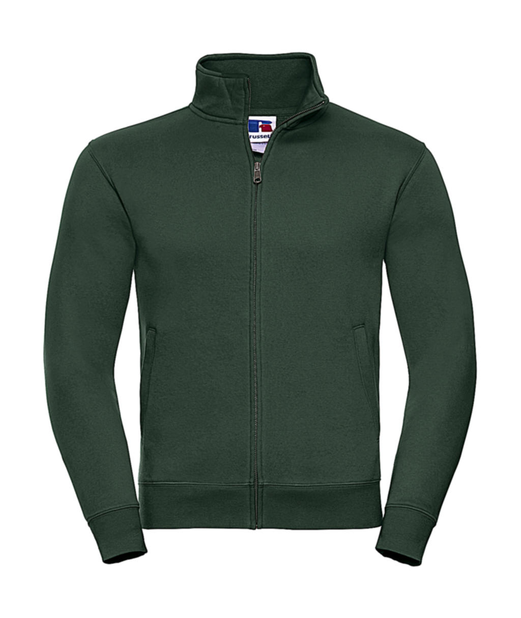  Mens Authentic Sweat Jacket in Farbe Bottle Green
