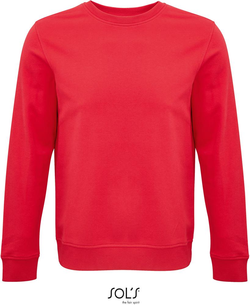 Sweatshirt Comet Sweatshirt Unisex, Rundhals in Farbe red