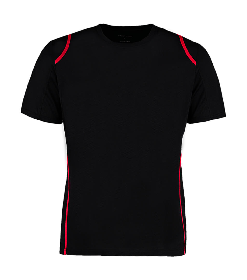  Regular Fit Cooltex? Contrast Tee in Farbe Black/Red