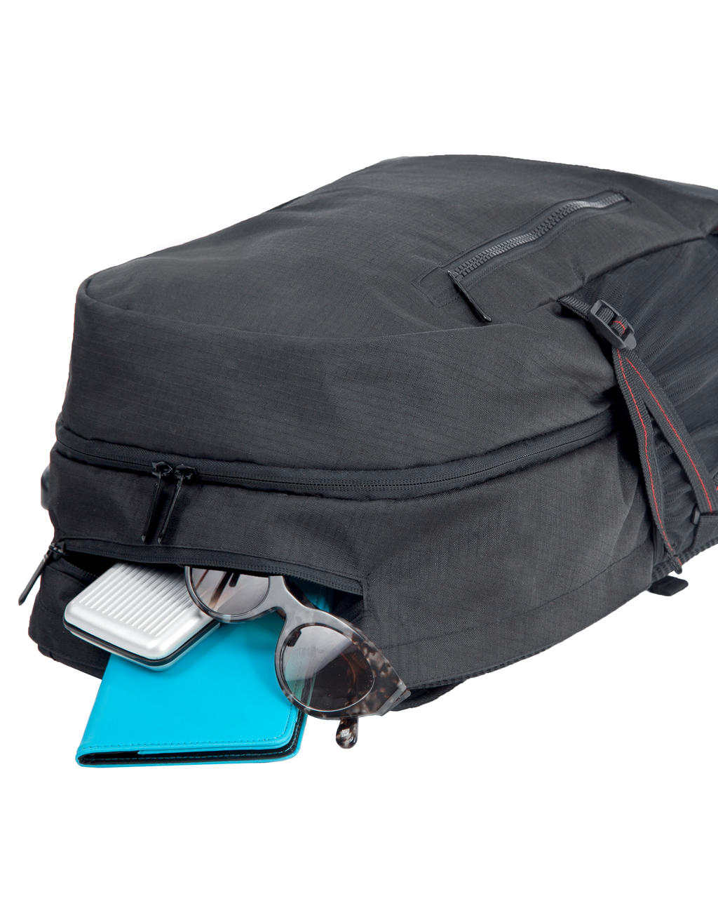  Leipzig Daily Laptop Backpack in Farbe Black/Black