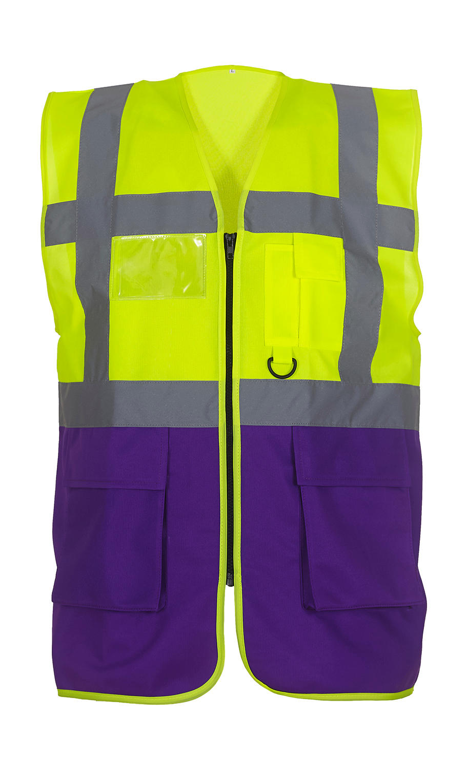  Fluo Executive Waistcoat in Farbe Fluo Yellow/Purple