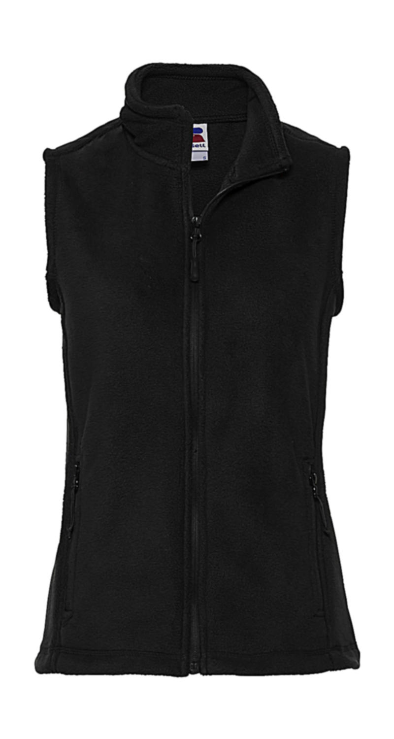  Ladies Gilet Outdoor Fleece in Farbe Black