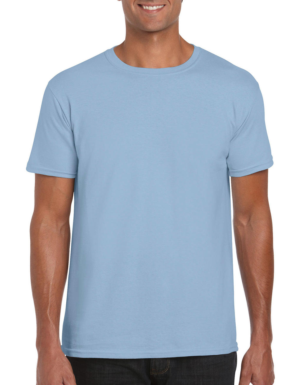  Softstyle? Ring Spun T-Shirt in Farbe Light Blue