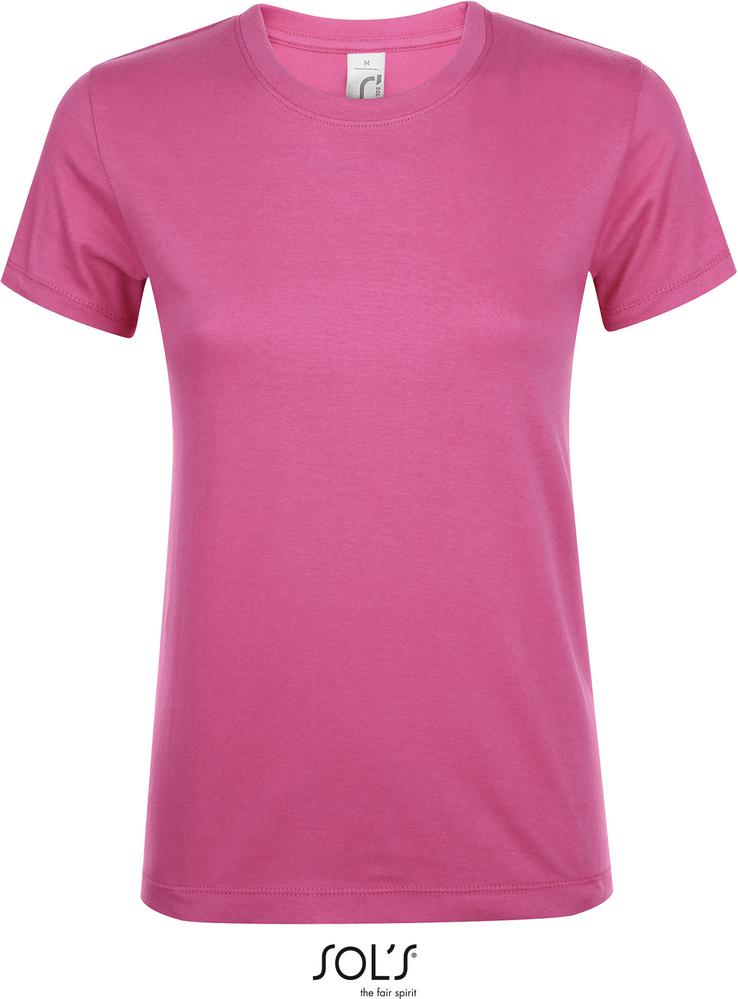 T-Shirt Regent Women Damen Rundhals T-Shirt in Farbe orchid pink