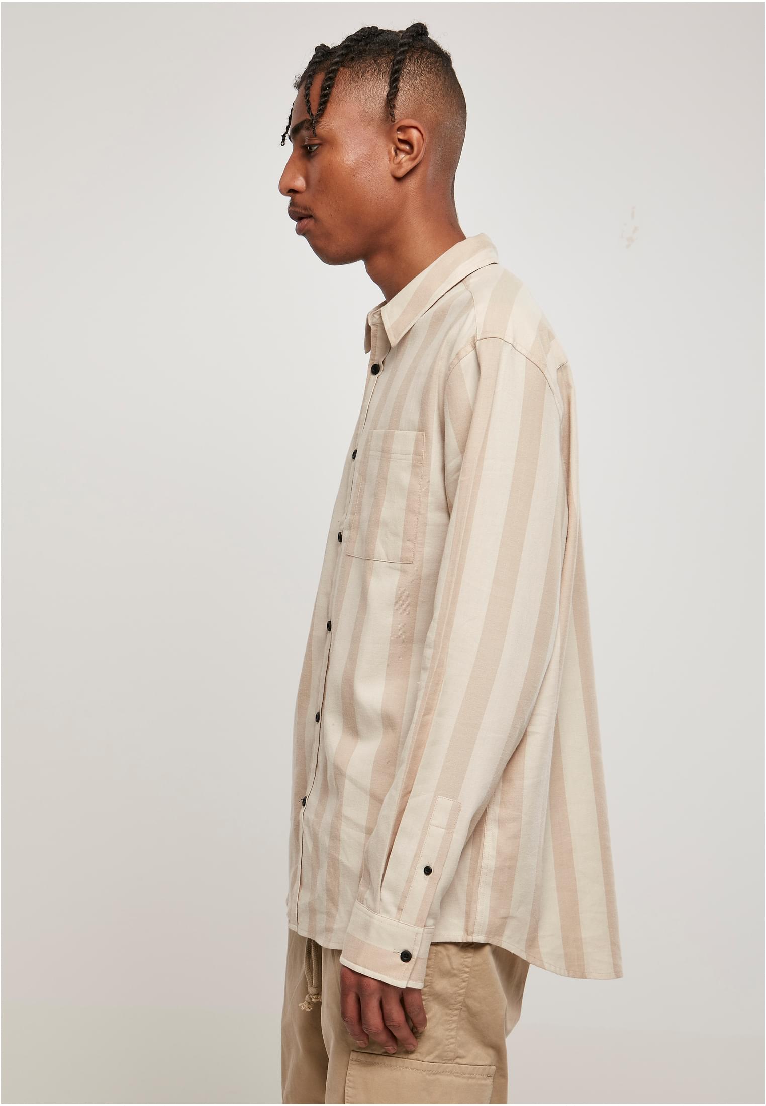 Hemden Striped Shirt in Farbe unionbeige/softseagrass