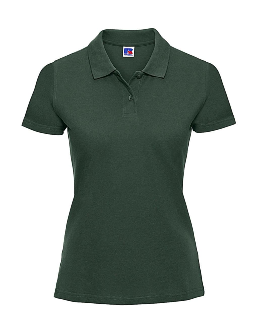  Ladies Classic Cotton Polo in Farbe Bottle Green