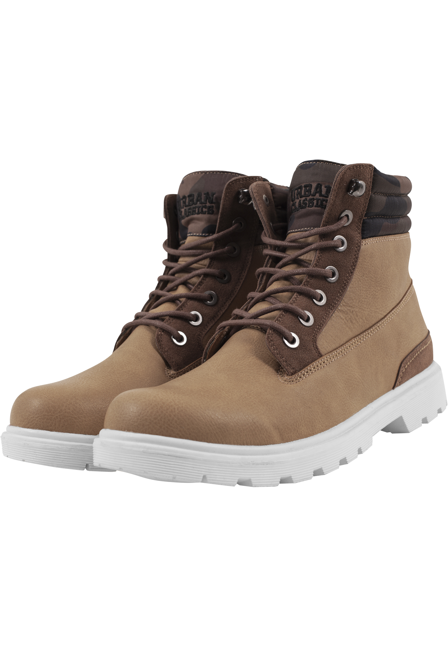Schuhe Winter Boots in Farbe beige/woodcamo
