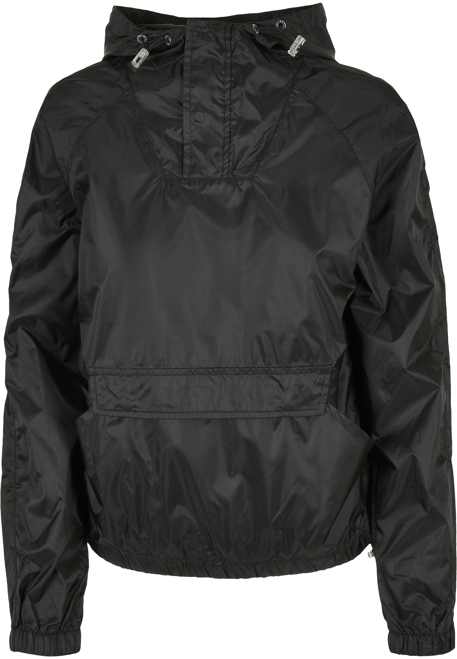 Light Jackets Ladies Transparent Light Pull Over Jacket in Farbe black
