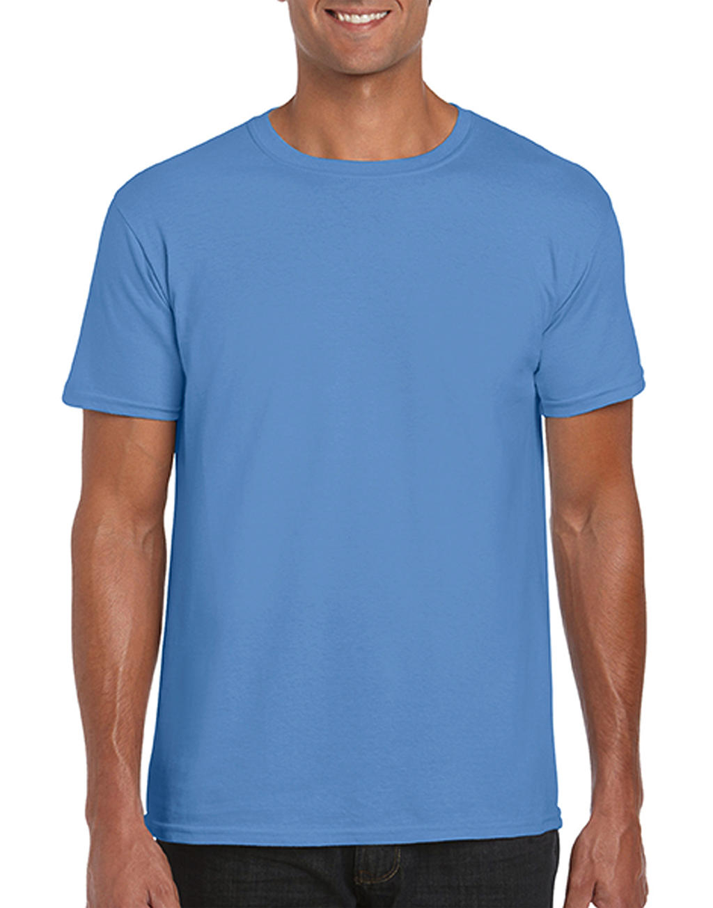  Softstyle? Ring Spun T-Shirt in Farbe Carolina Blue