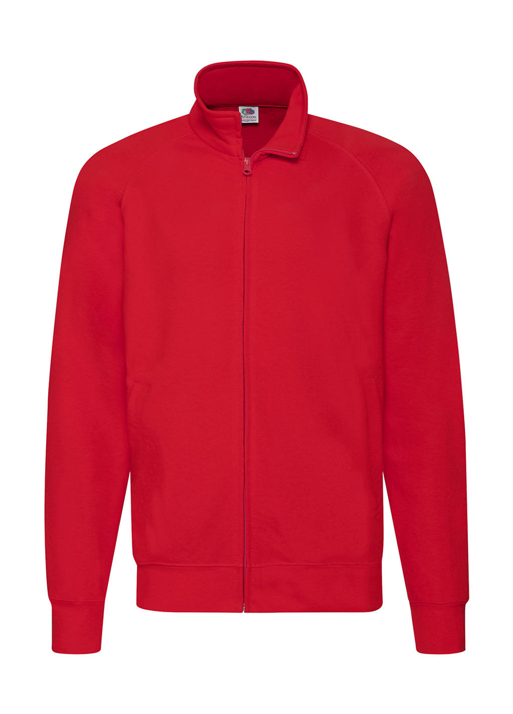  Lightweight Sweat Jacket in Farbe Red
