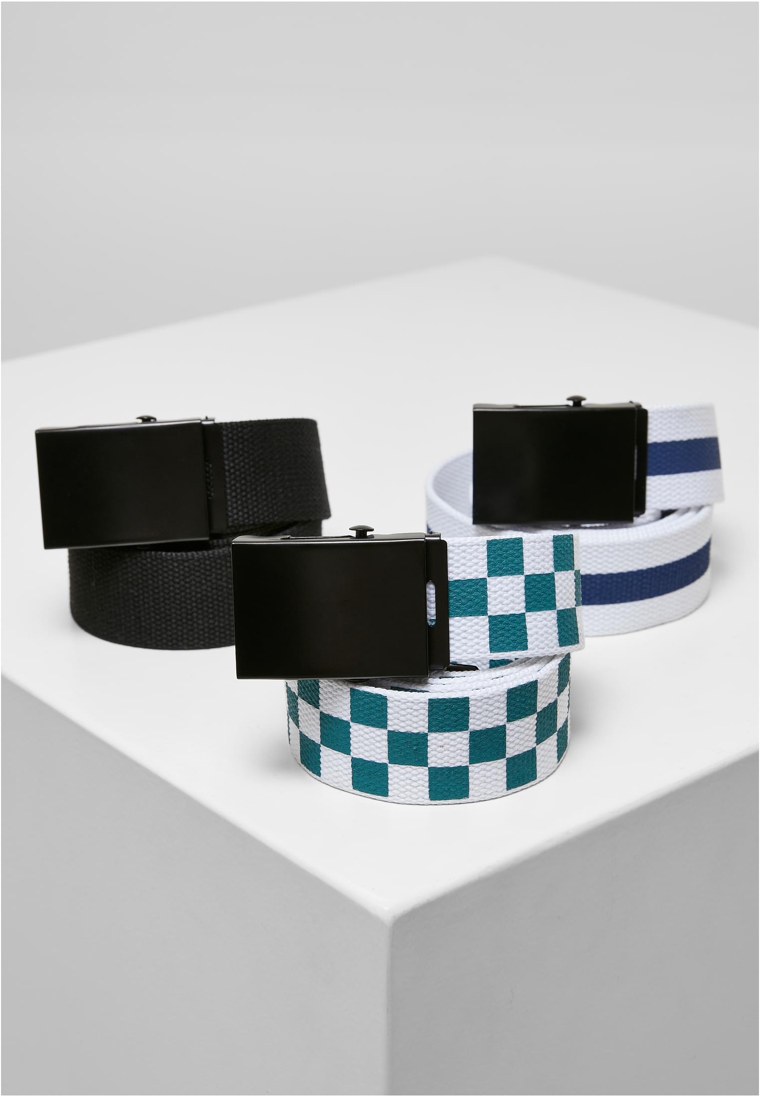 Accessories Belts Trio in Farbe black/jasper/spaceblue