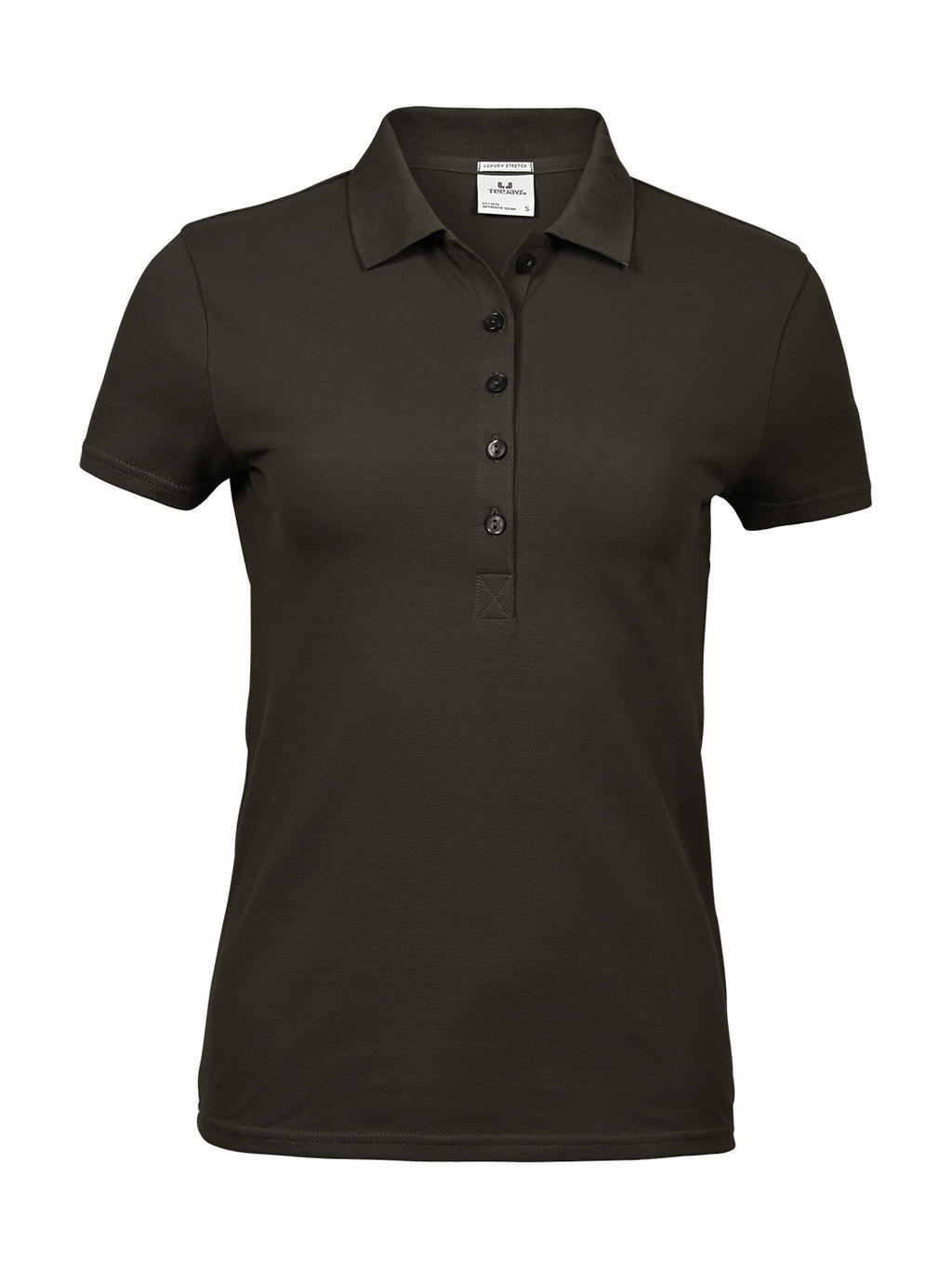  Ladies Luxury Stretch Polo in Farbe Dark Olive