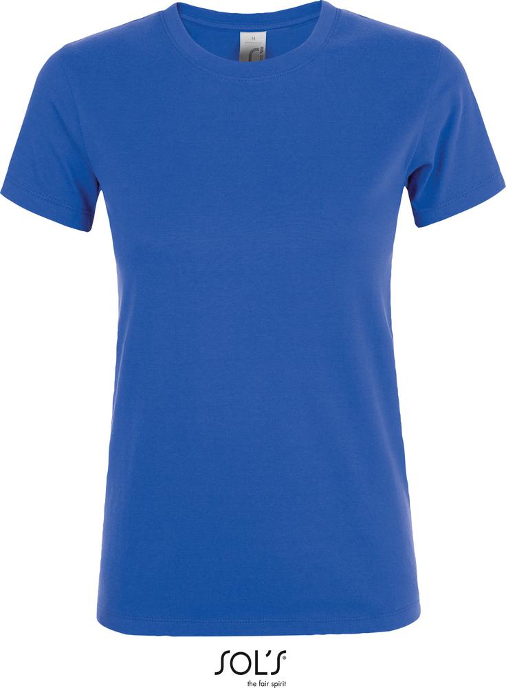 T-Shirt Regent Women Damen Rundhals T-Shirt in Farbe royal blue