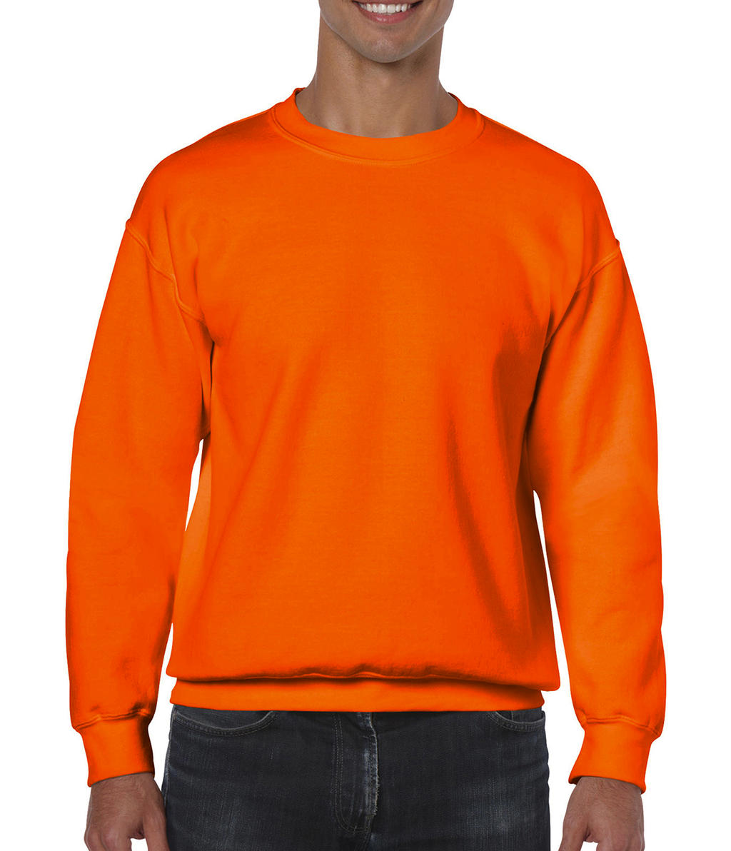  Heavy Blend Adult Crewneck Sweat in Farbe Safety Orange
