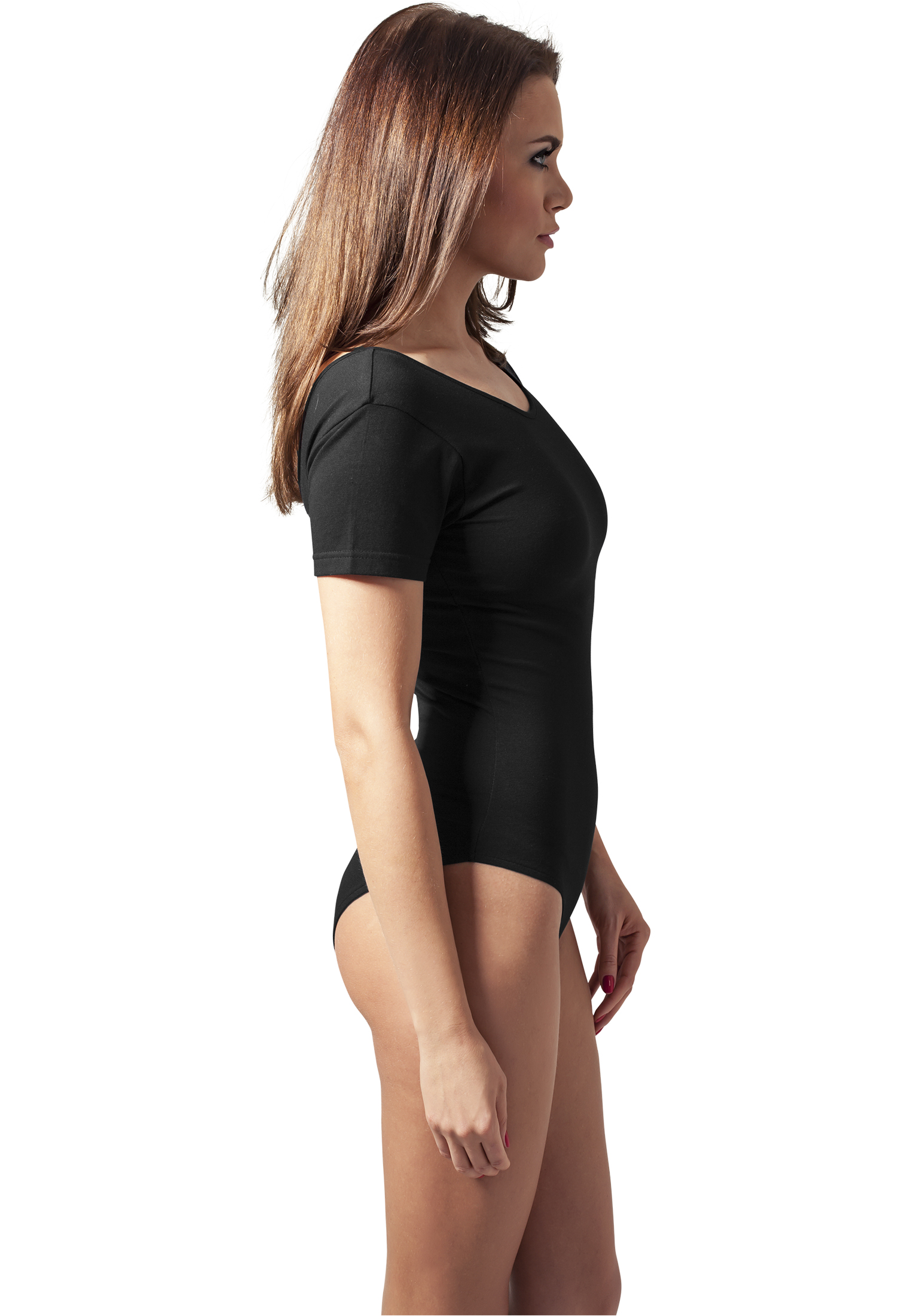 Body Ladies Stretch Jersey  Body in Farbe black