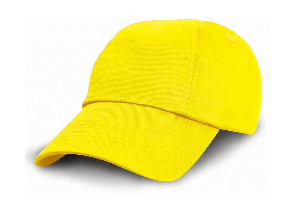  Junior Low Profil Cotton Cap in Farbe Yellow