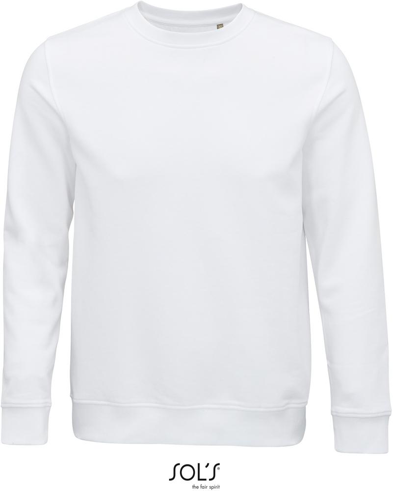 Sweatshirt Comet Sweatshirt Unisex, Rundhals in Farbe white