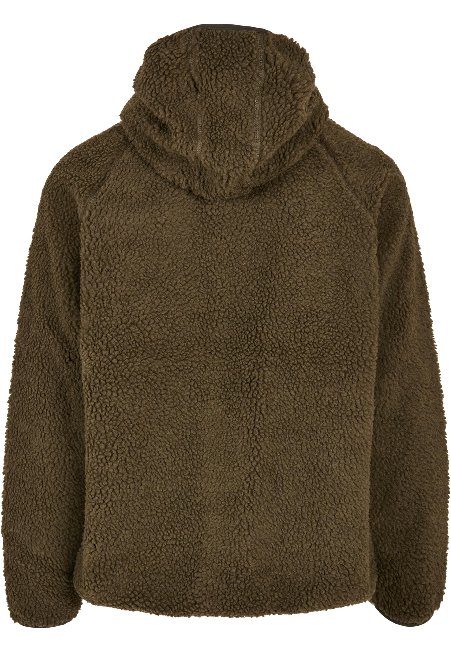 Pullover Teddyfleece Worker Jacket in Farbe olive