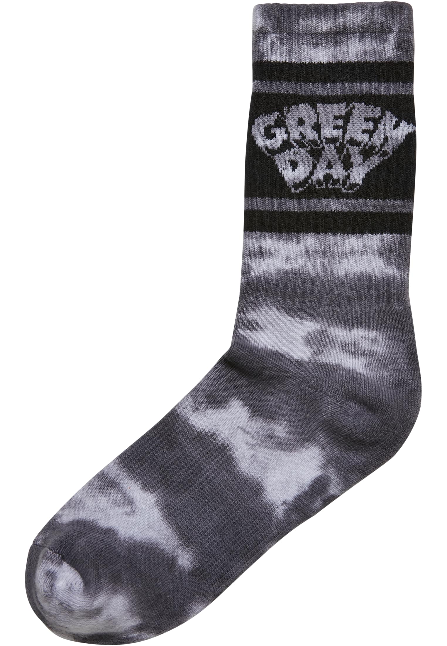 Accessoires Green Day Tie Die Socks 2-Pack in Farbe black/white