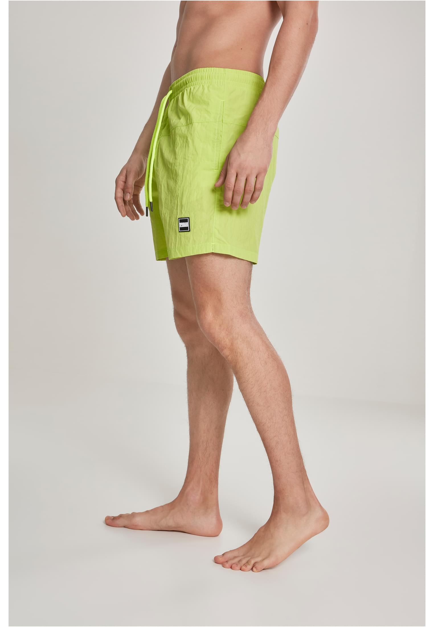 Plus Size Block Swim Shorts in Farbe frozen yellow