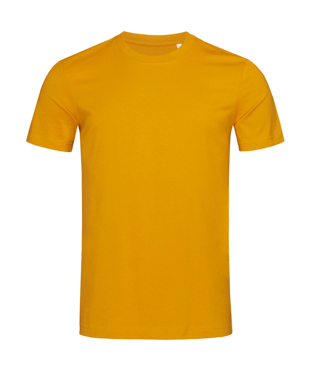  James Crew Neck Men in Farbe Indian Yellow