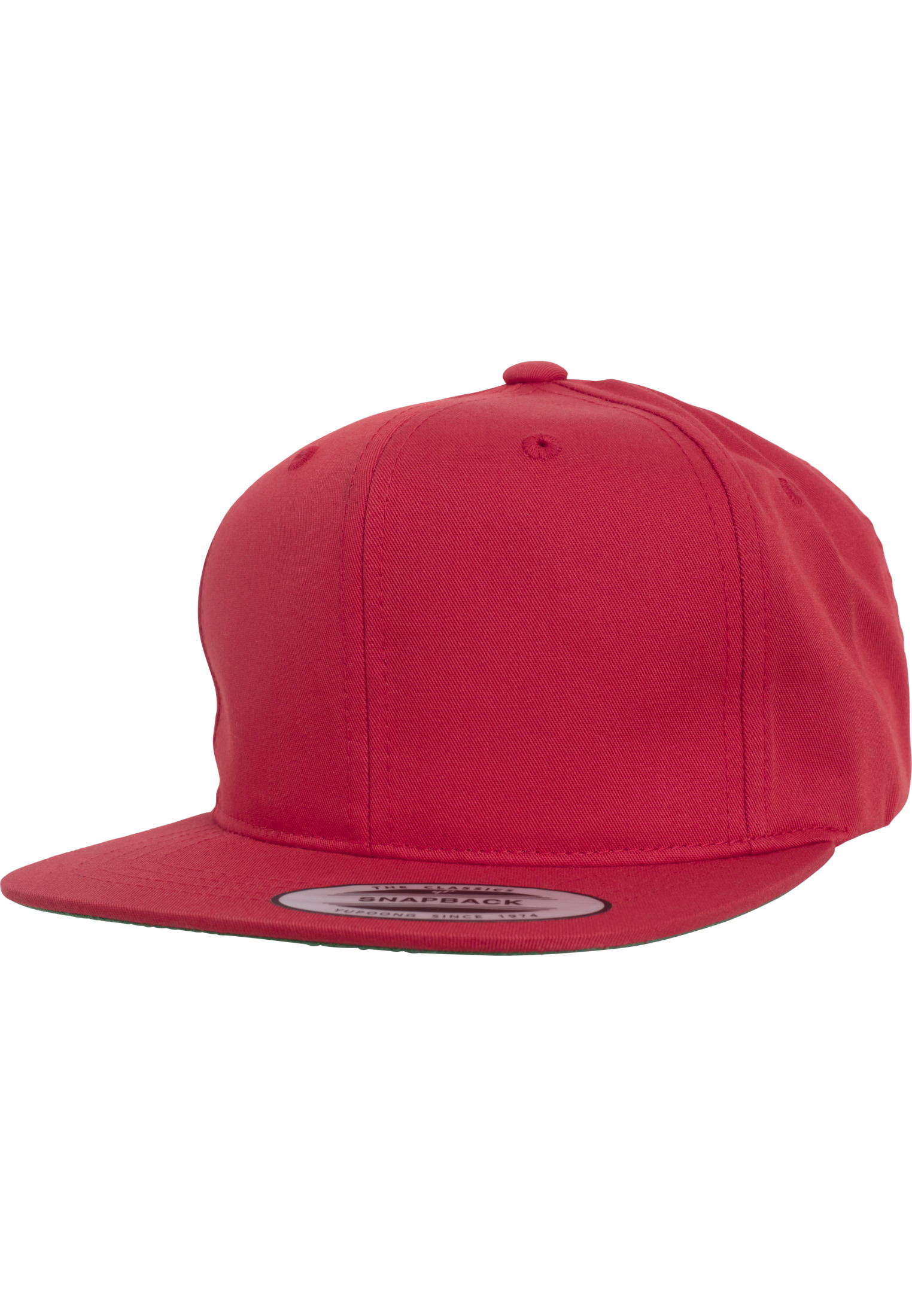 Kids Pro-Style Twill Snapback Youth Cap in Farbe red