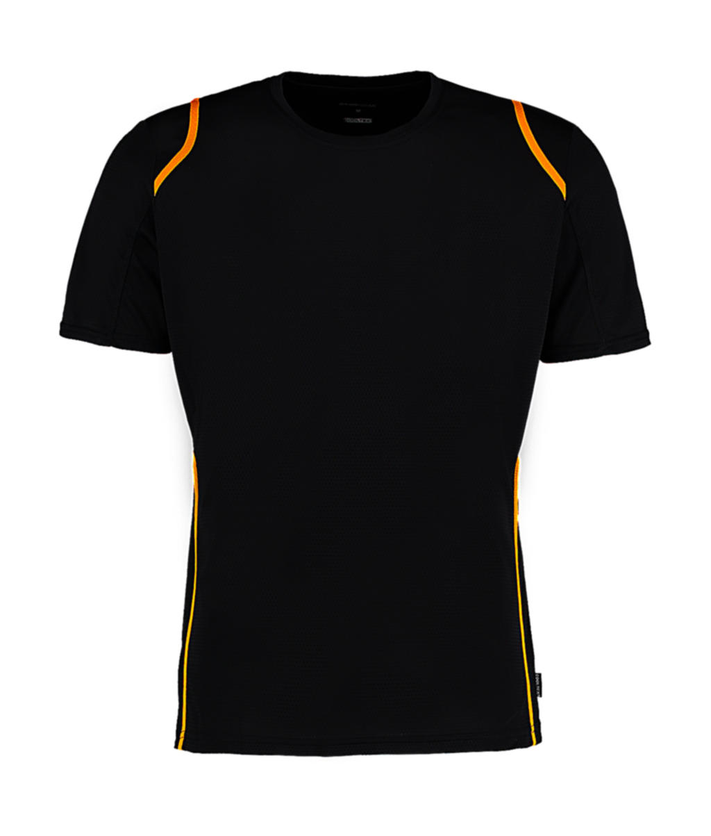  Regular Fit Cooltex? Contrast Tee in Farbe Black/Gold