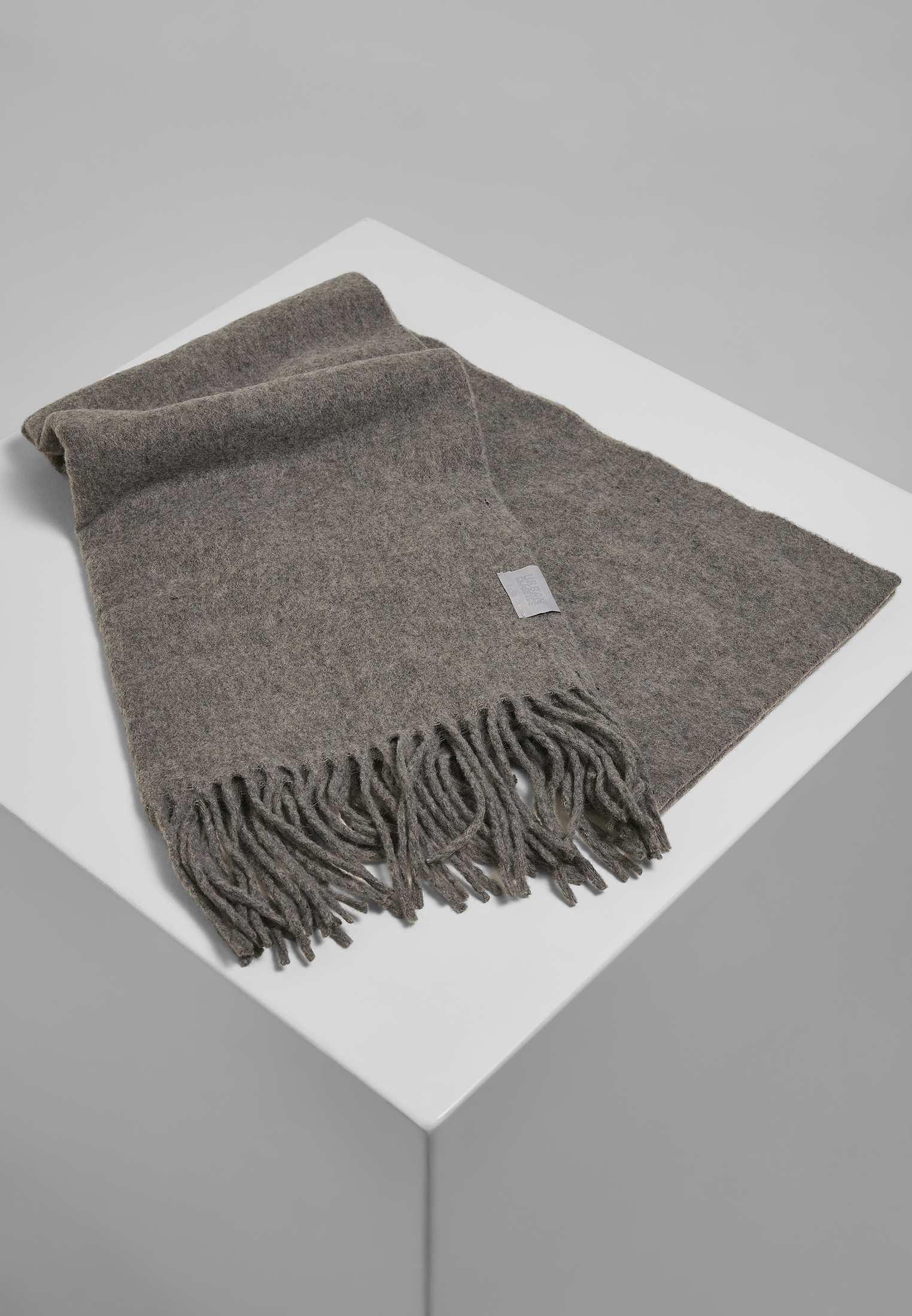 Handschuhe & Schals Basic Wool Mix Scarf in Farbe heathergrey