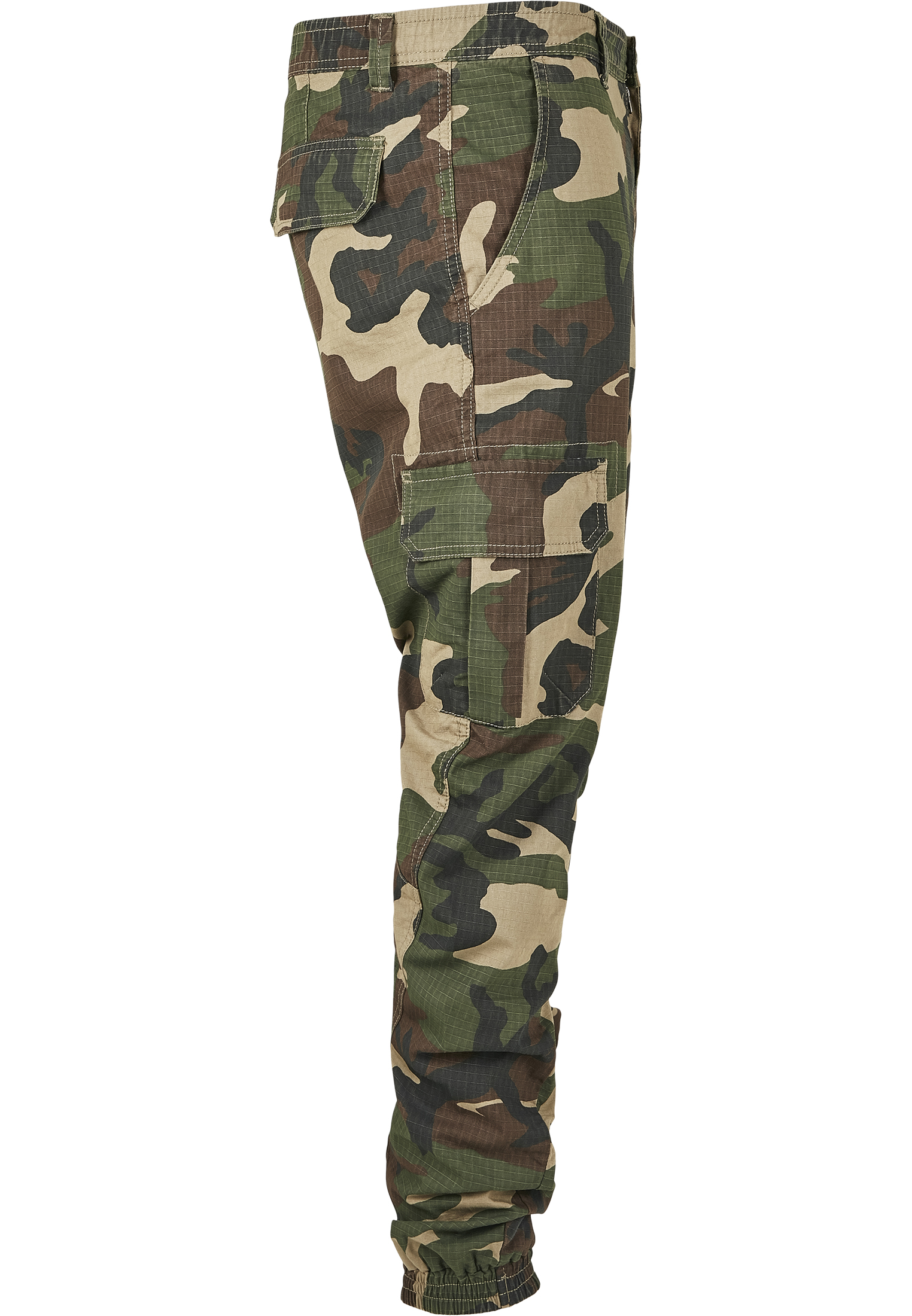 Plus Size Ripstop Cargo Jogging Pants in Farbe woodcamo