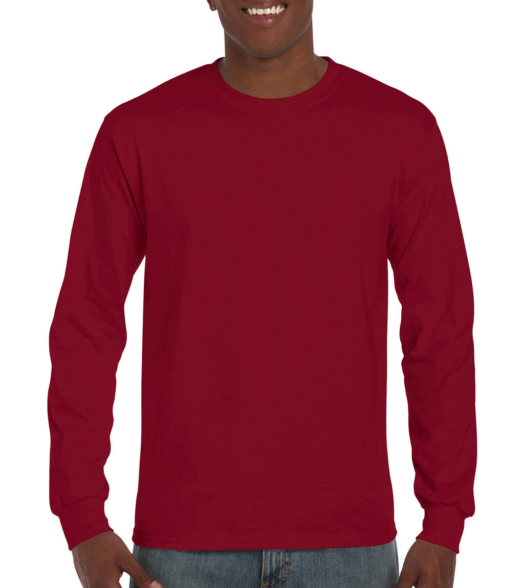  Ultra Cotton Adult T-Shirt LS in Farbe Cardinal Red