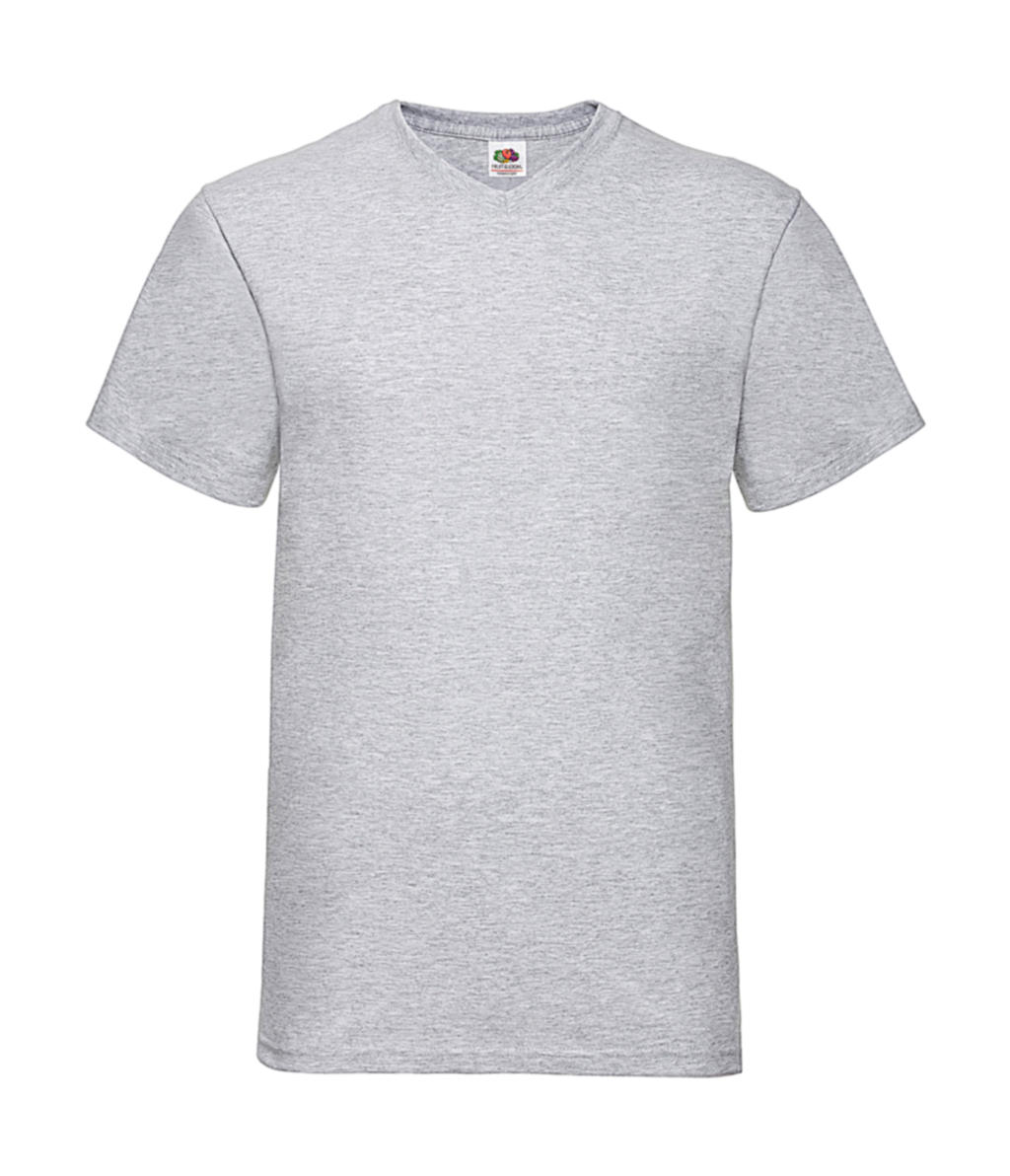  Valueweight V-Neck-Tee in Farbe Heather Grey