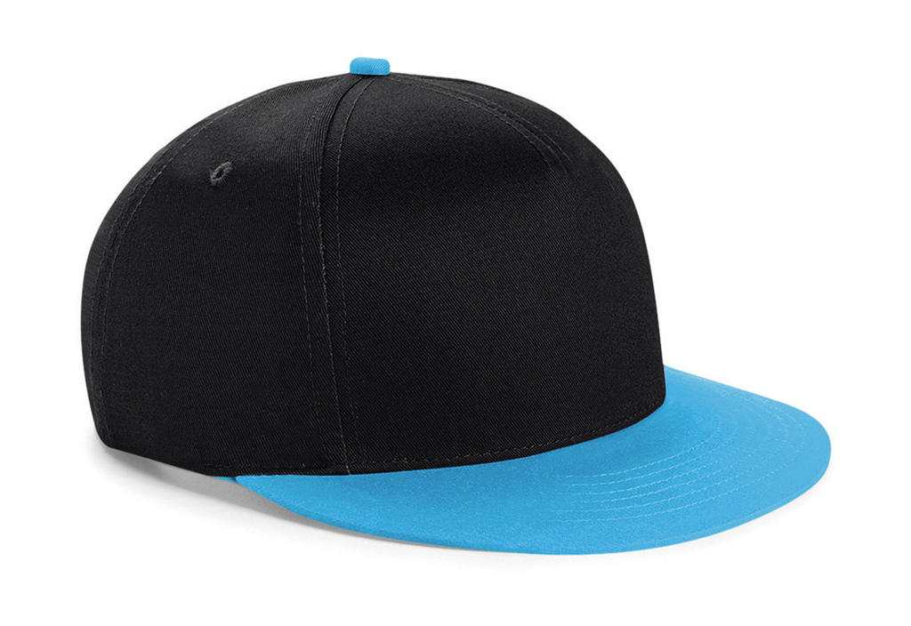  Youth Size Snapback in Farbe Black/Surf Blue