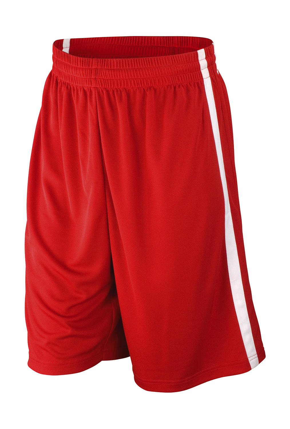  Mens Quick Dry Basketball Shorts in Farbe Red/White