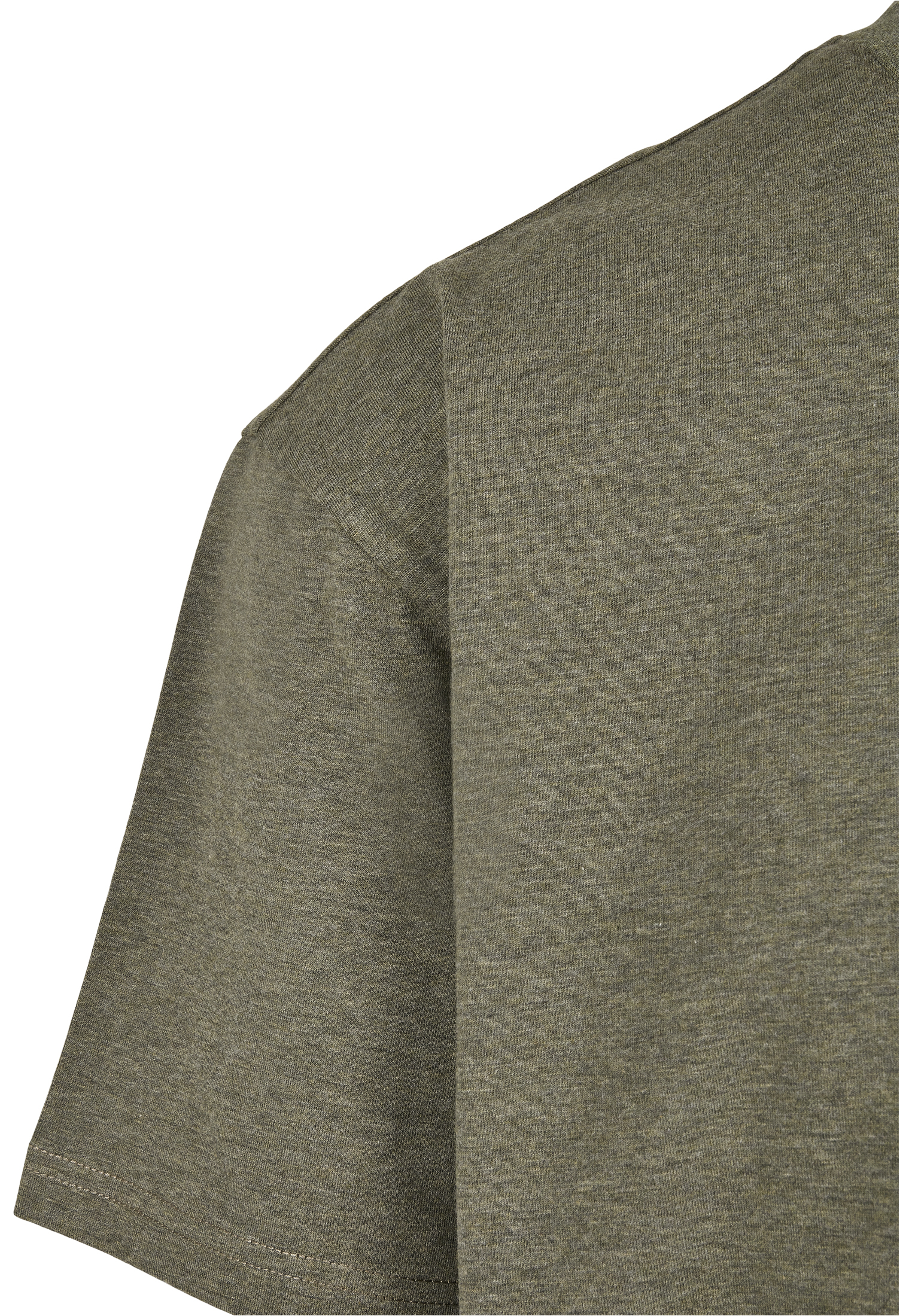 T-Shirts Oversize Melange Tee in Farbe darkgreen melange