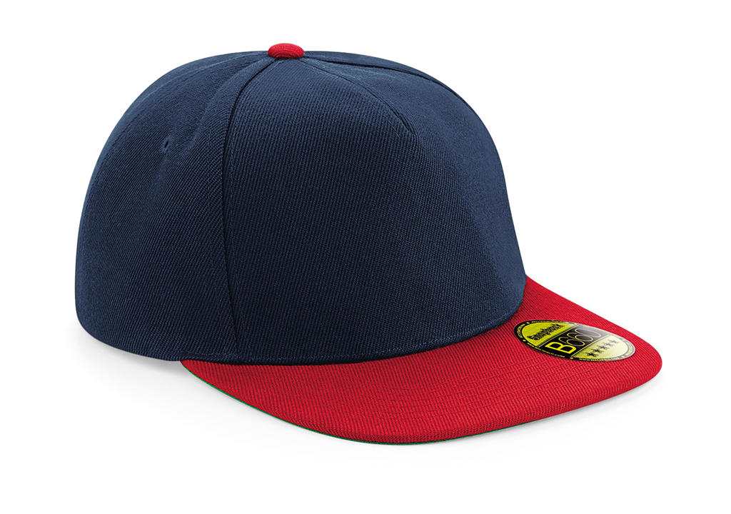  Original Flat Peak Snapback in Farbe French Navy/Classic Red