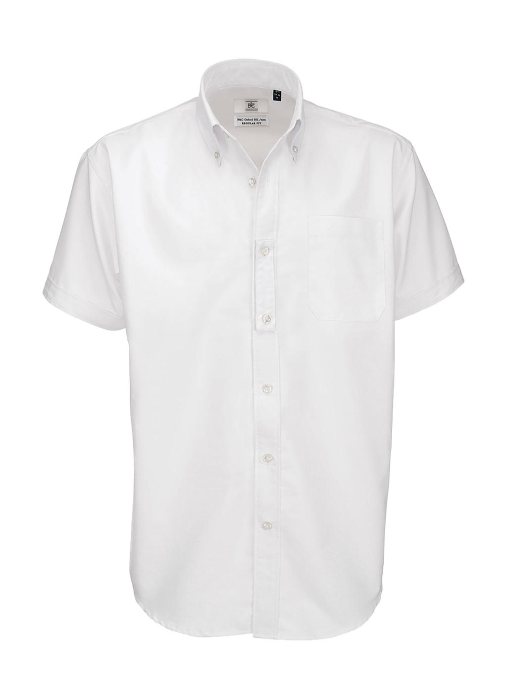  Oxford SSL/men Shirt in Farbe White