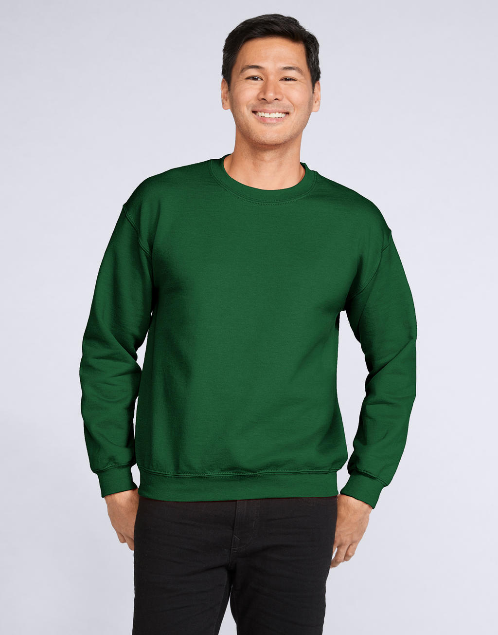  Heavy Blend Adult Crewneck Sweat in Farbe White