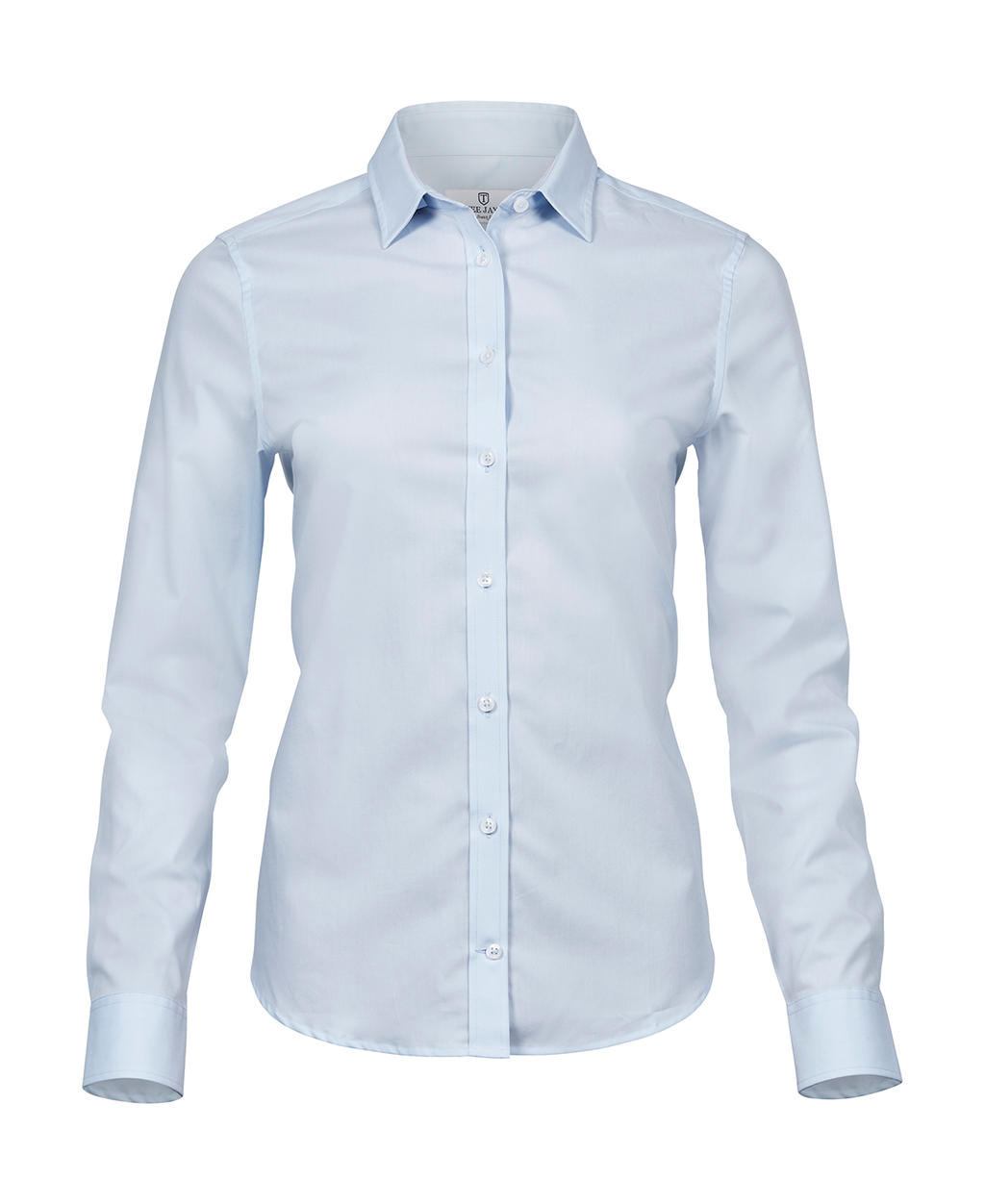  Ladies Stretch Luxury Shirt in Farbe Light Blue