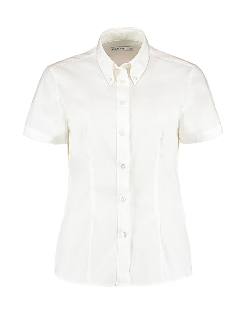  Womens Tailored Fit Premium Oxford Shirt SSL in Farbe White