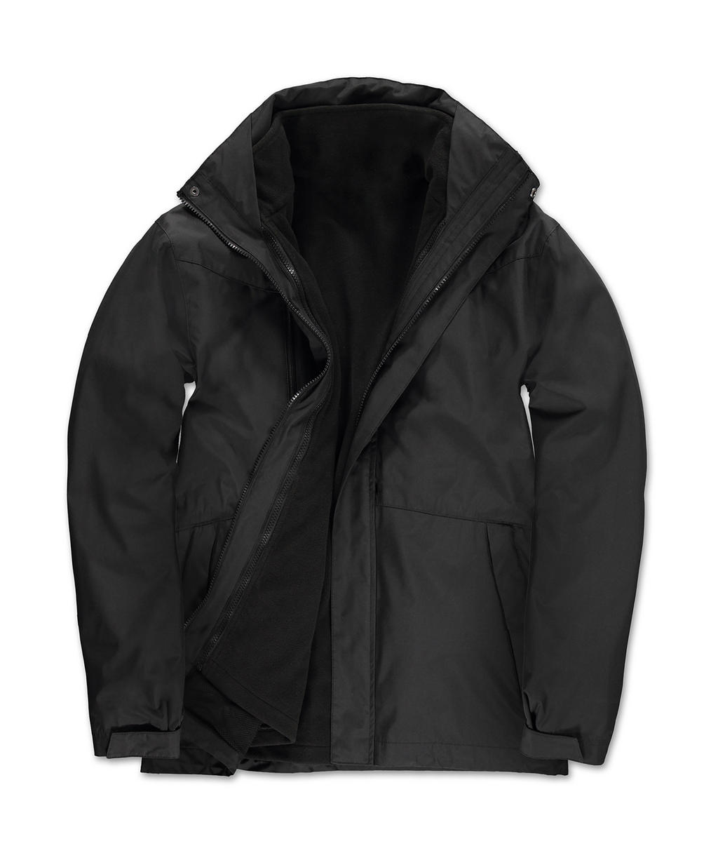  Corporate 3-in-1 Jacket in Farbe Black